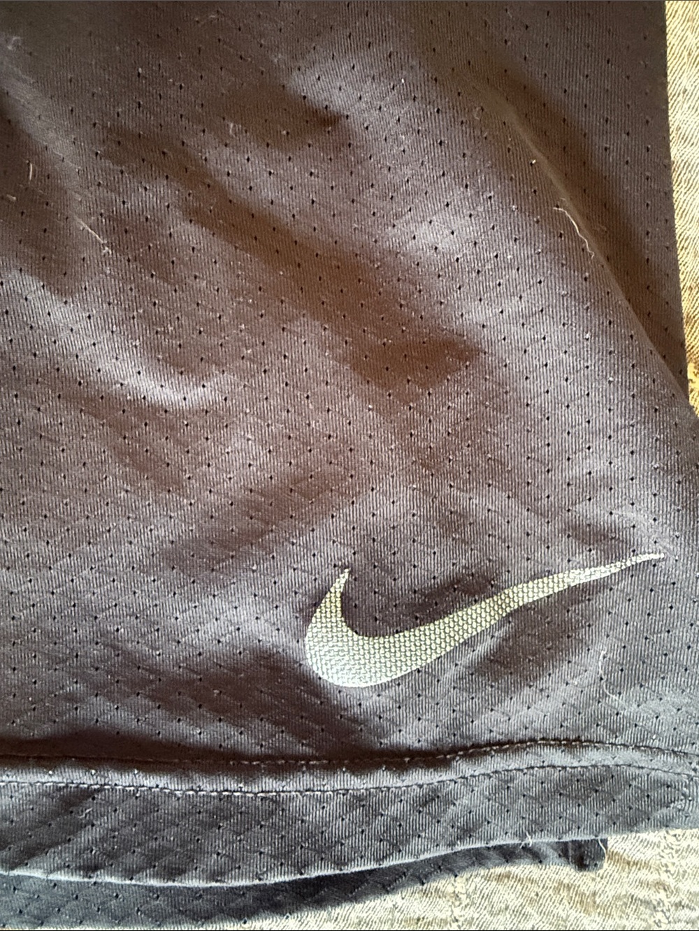 Bundle of THREE Nike Men’s Shorts (L) - black (2) and gray (1) - Picture 8 of 11